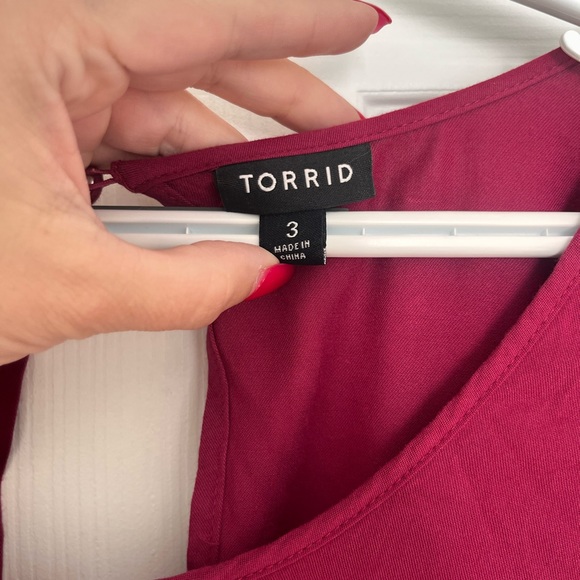 Torrid maroon dress - Picture 3 of 3